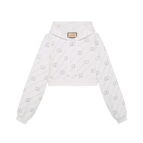 Gucci Women's Jersey Sweatshirt With Interlocking G 