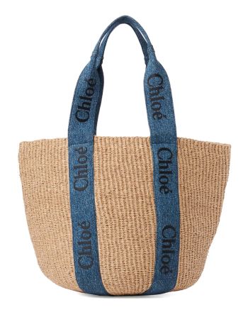 Chloe Large Woody Basket Blue