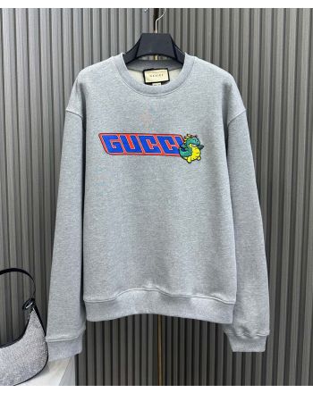 Gucci Women's Lunar New Year Sweater Gray