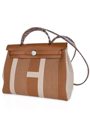 Hermes Herbag Zip 31 Coffee